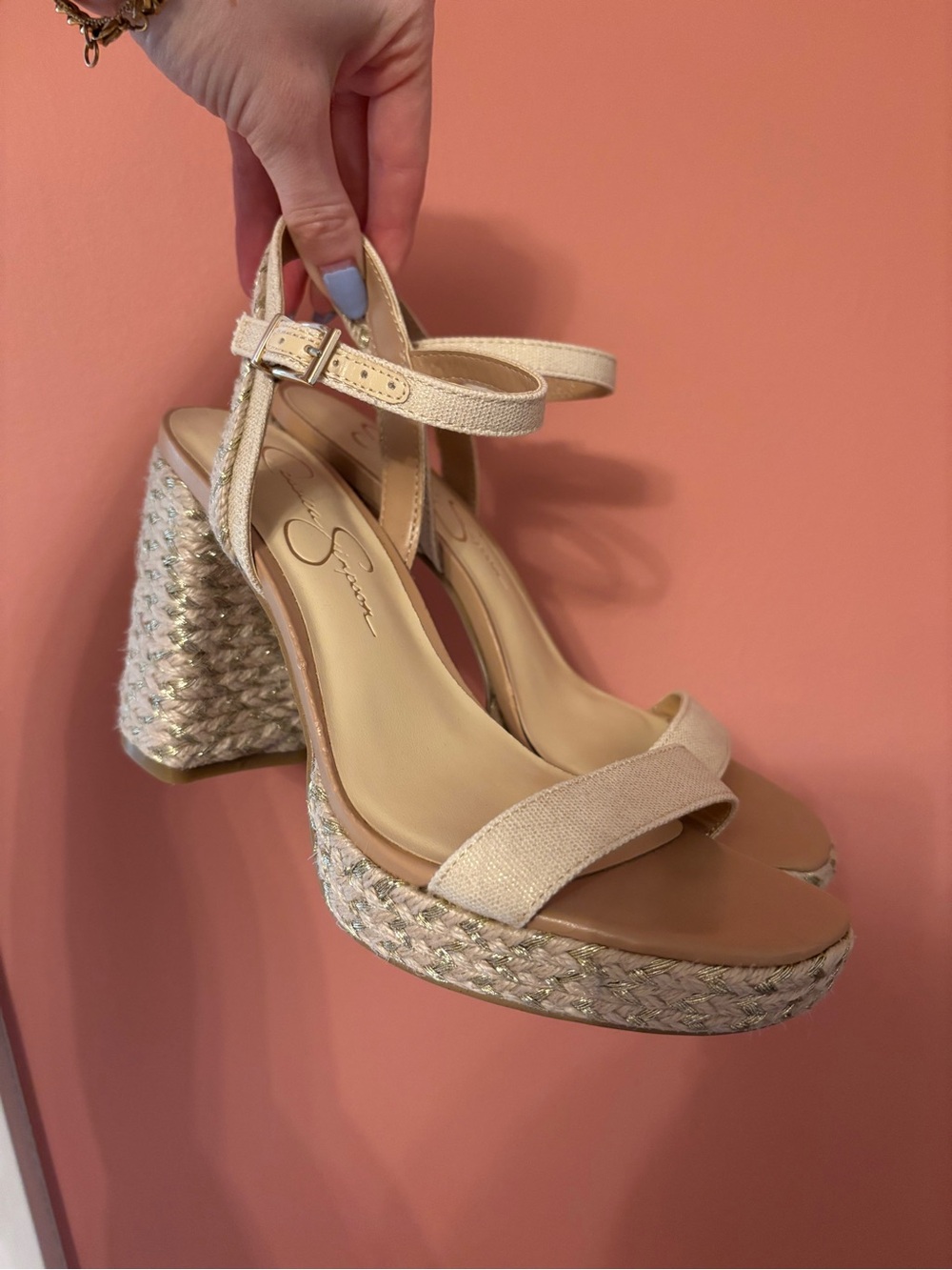 Jessica Simpson Heels - 6.5, 3”, like new